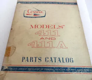 CESSNA MODEL 411 AND 411A PARTS CATALOG, AUGUST 1967